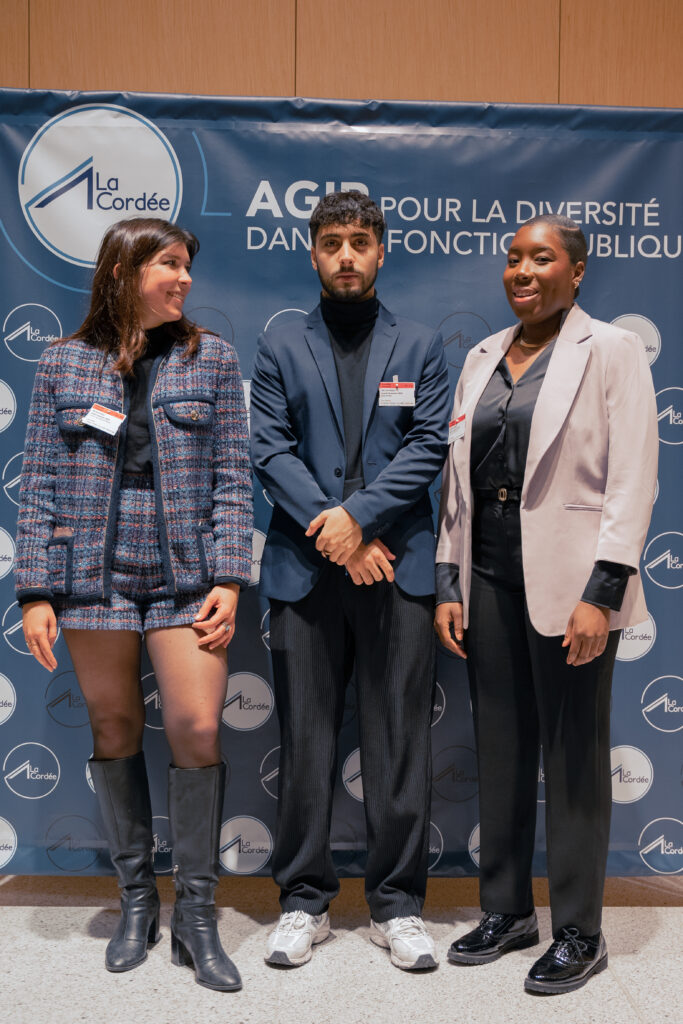 Photo de 3 membres de La Cordée