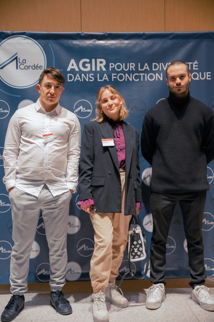 Photo de 3 membres de La Cordée