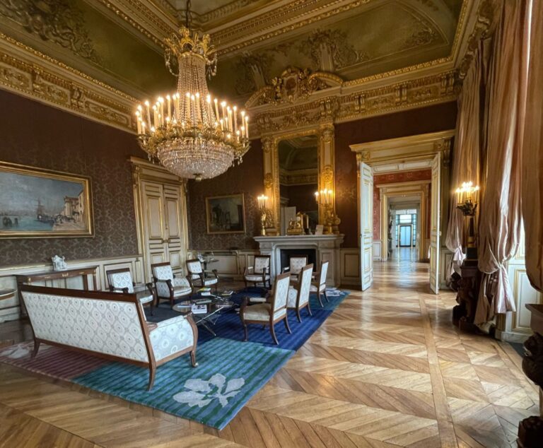 Les salons du ministère de l’Europe et des Affaires étrangères (MEAE) à Paris.